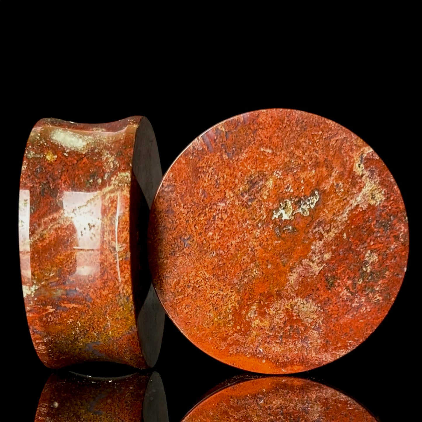 1 1/4” / 32mm Red Moss Agate