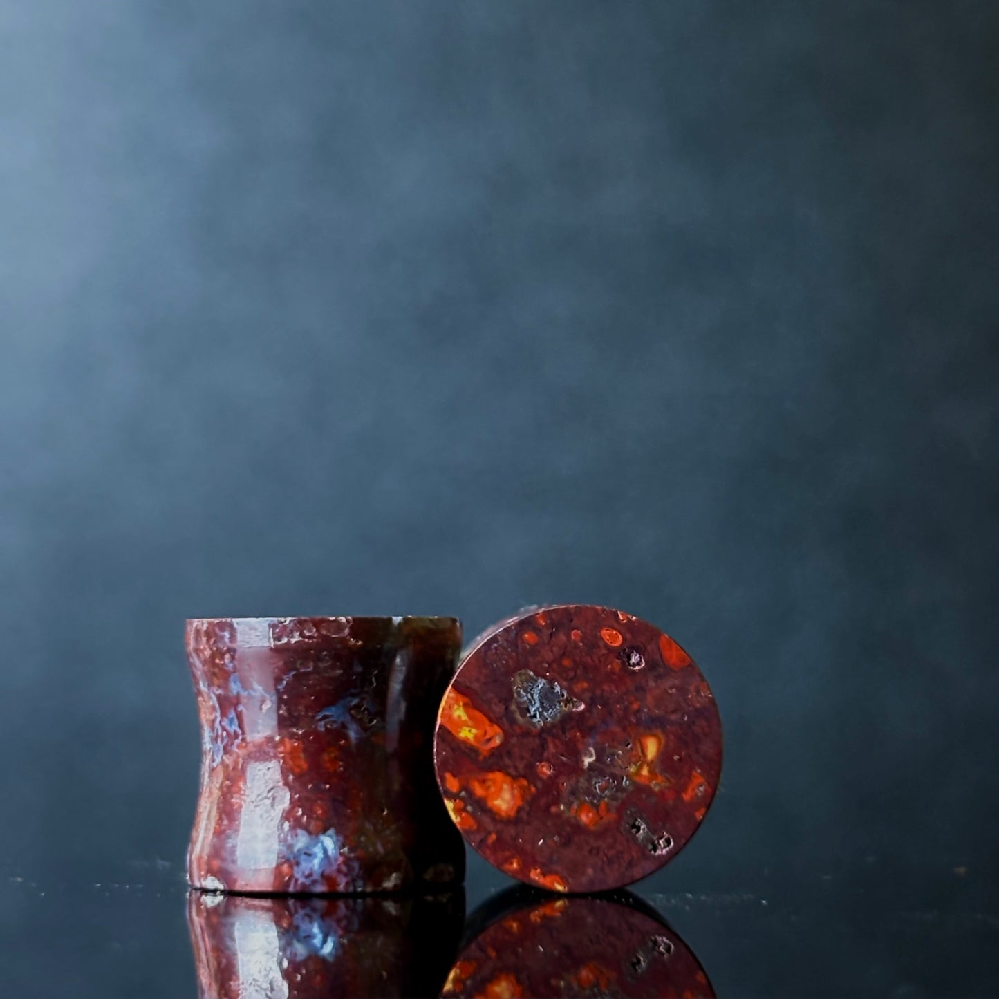 7/16” / 11mm Red Moss Agate