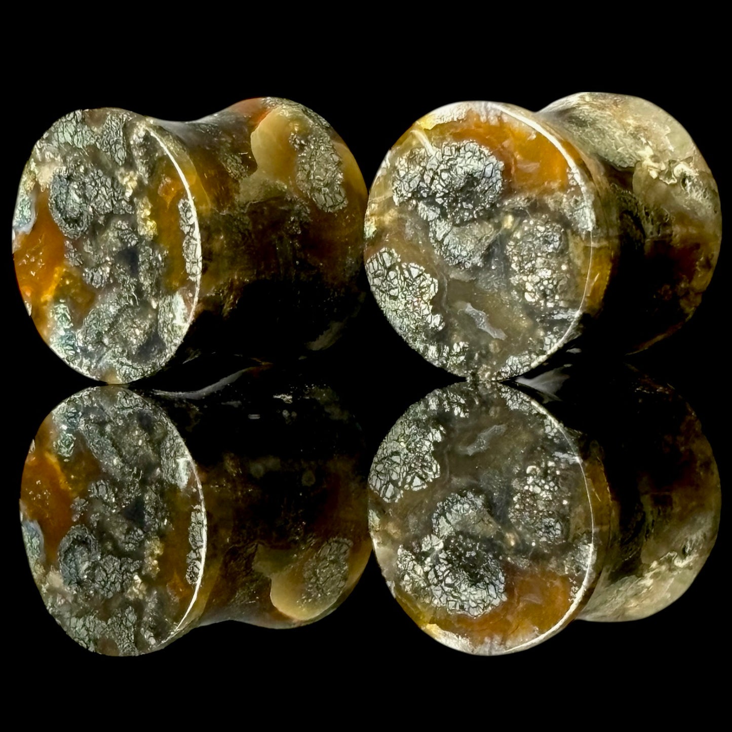 1/2” / 12mm Marcasite In Agate