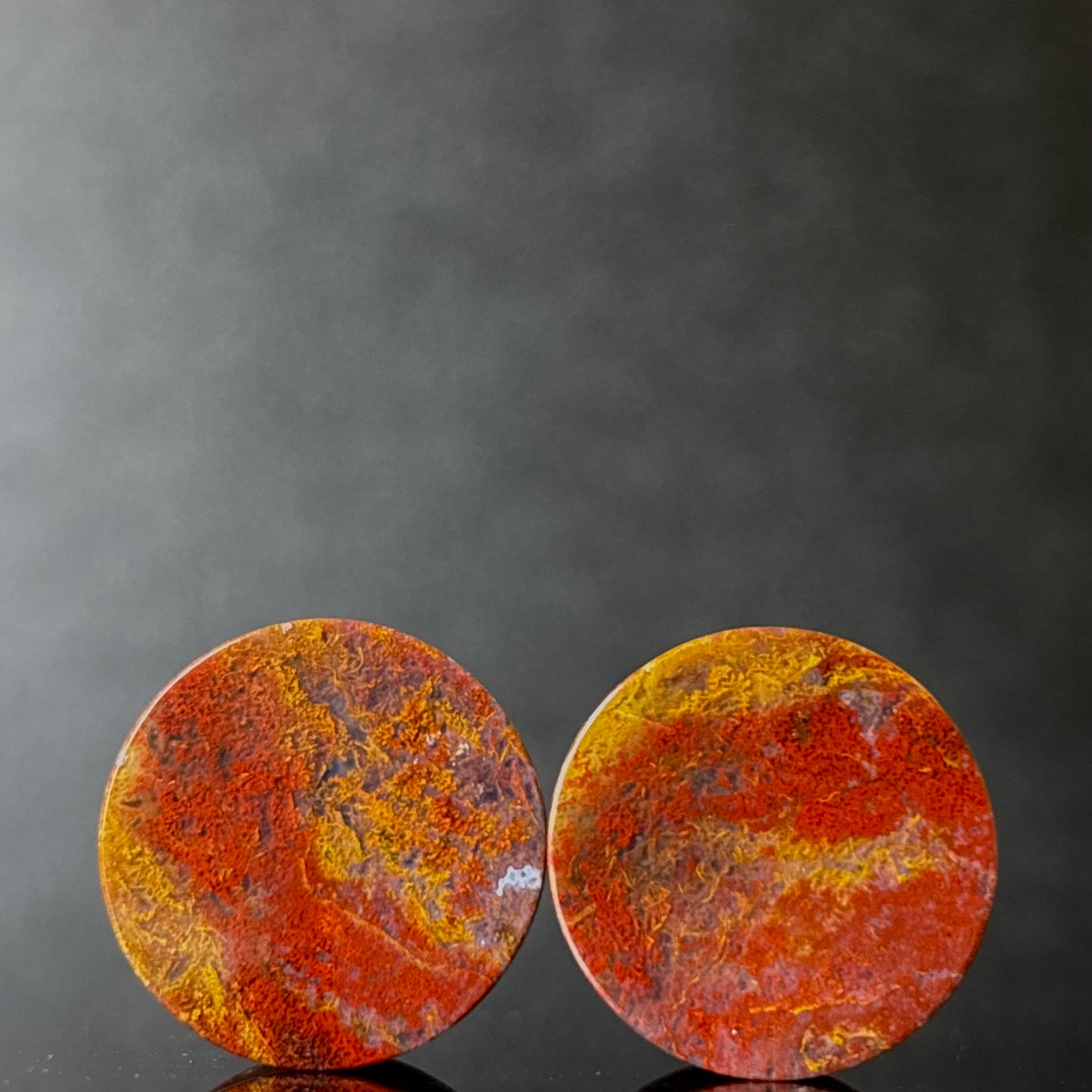 5/8” / 16mm Red Moss Agate
