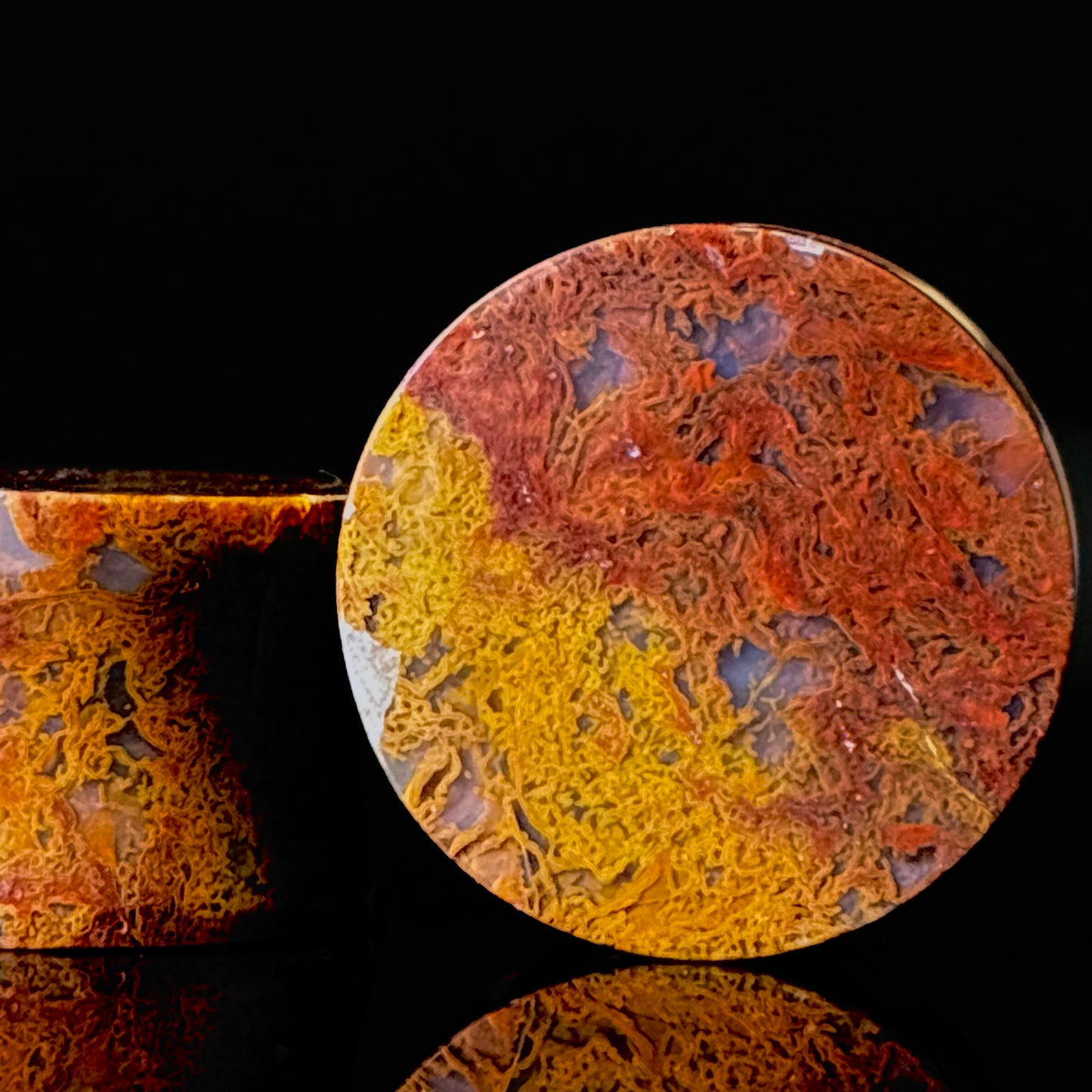 3/4” / 19mm Red Moss Agate