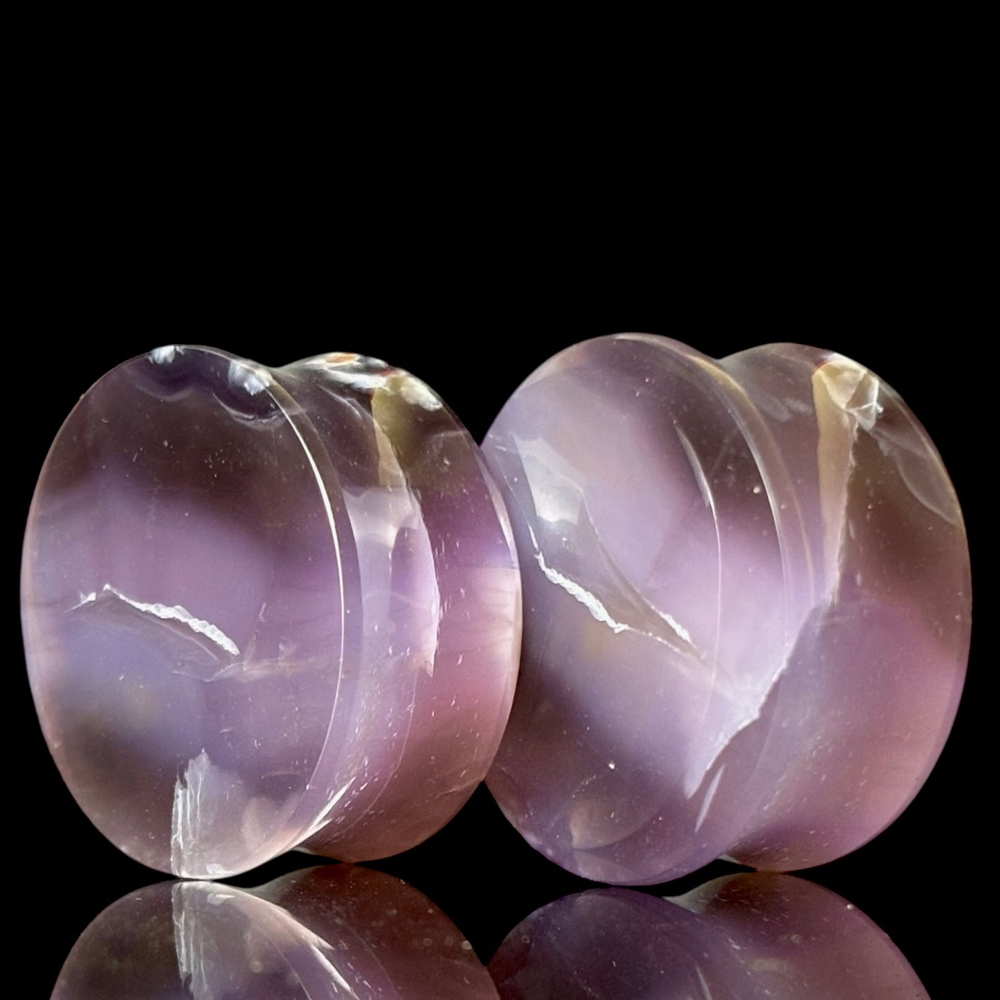 1" Large / 25mm Purple chalcedony