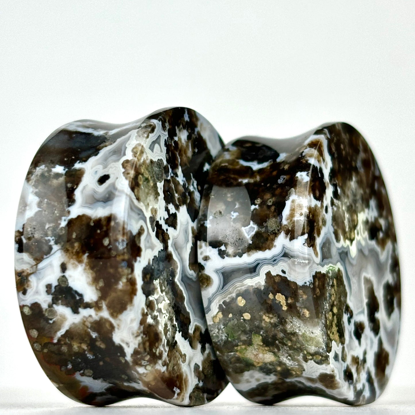 1 1/4" / 32mm Sumatra Agate Blended Geode