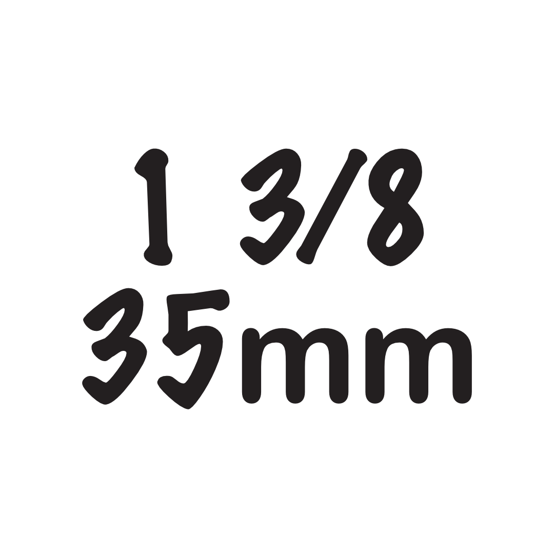 1 3/8" / 35mm