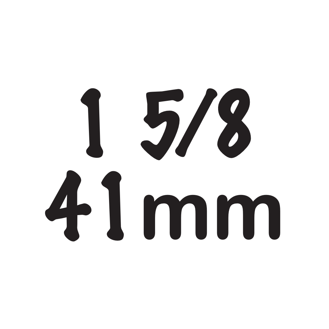 1 5/8" / 41mm