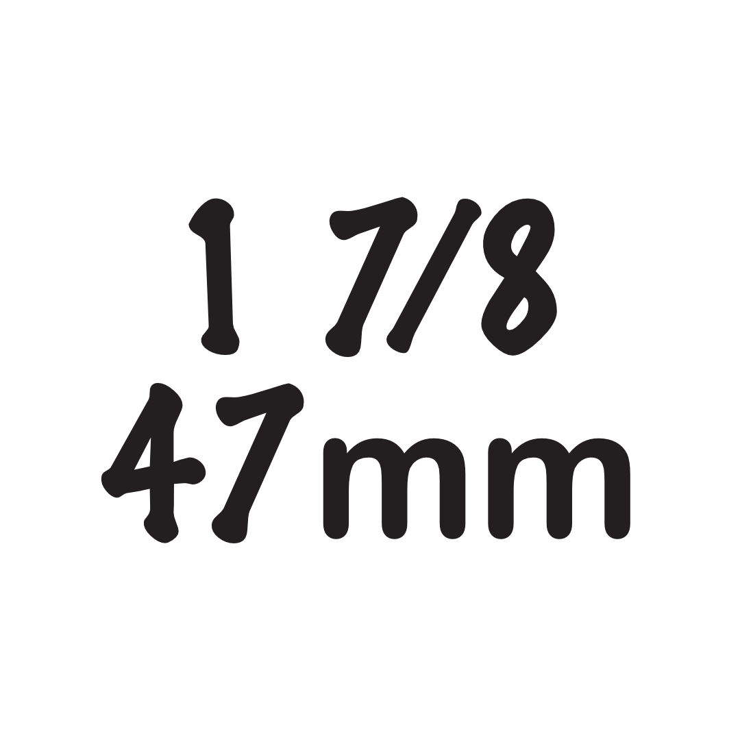 1 7/8" / 47mm