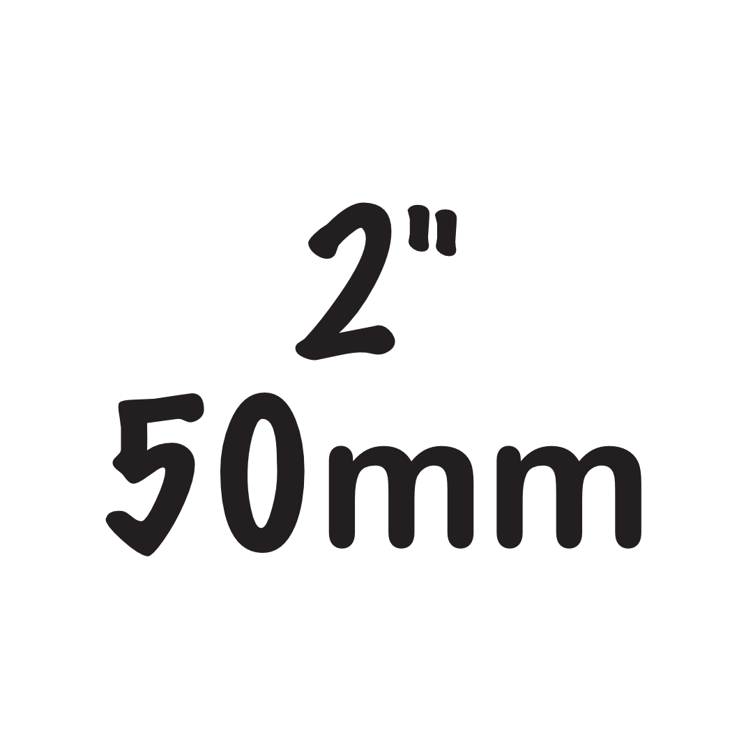 2" / 50mm