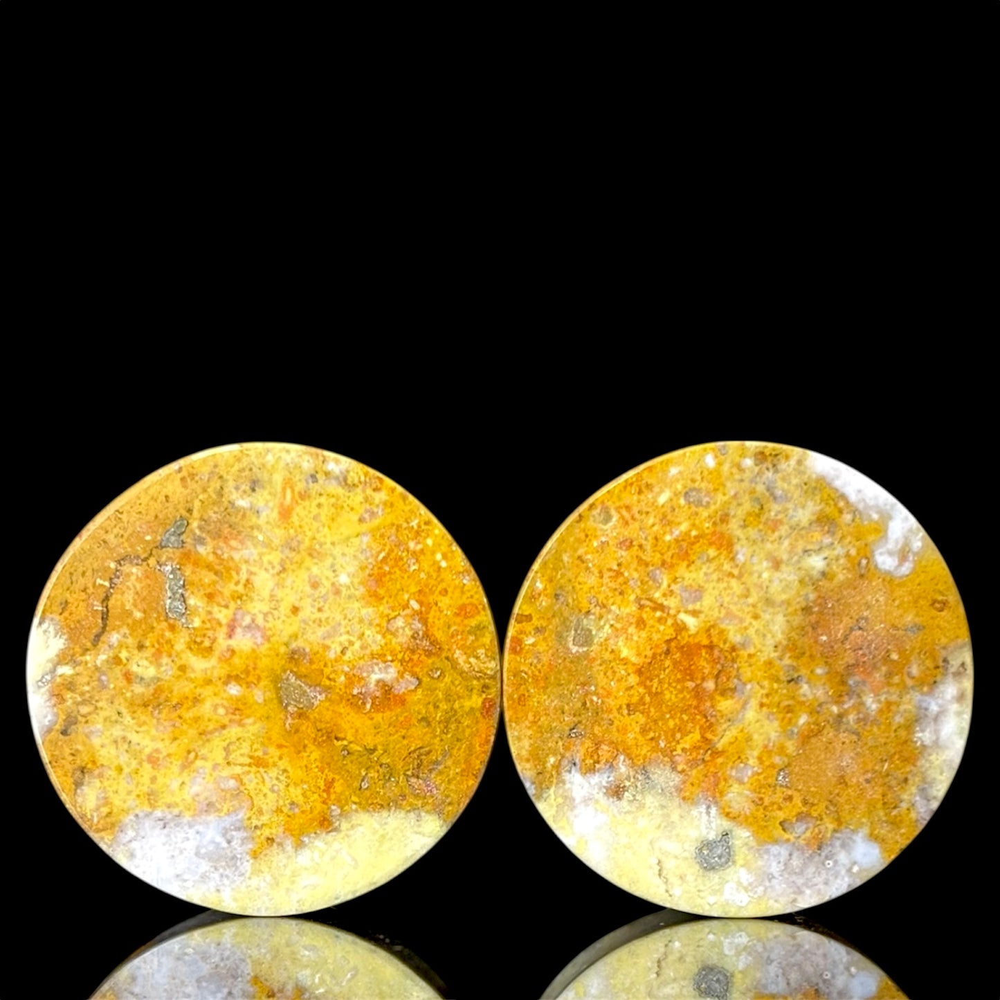 1.18” / 30mm Orange Jasper Single Flare