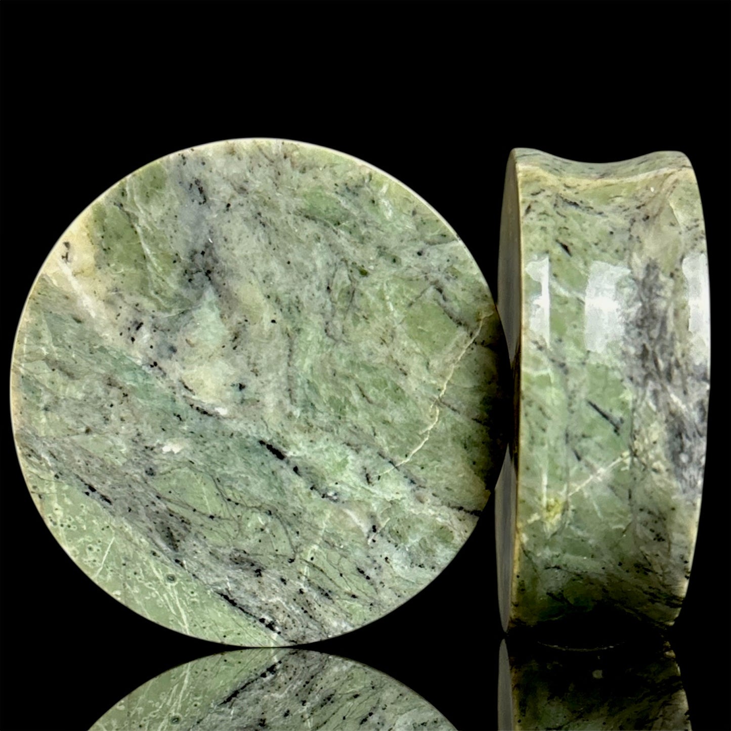 1 1/2” / 38mm Green Maligano Jasper