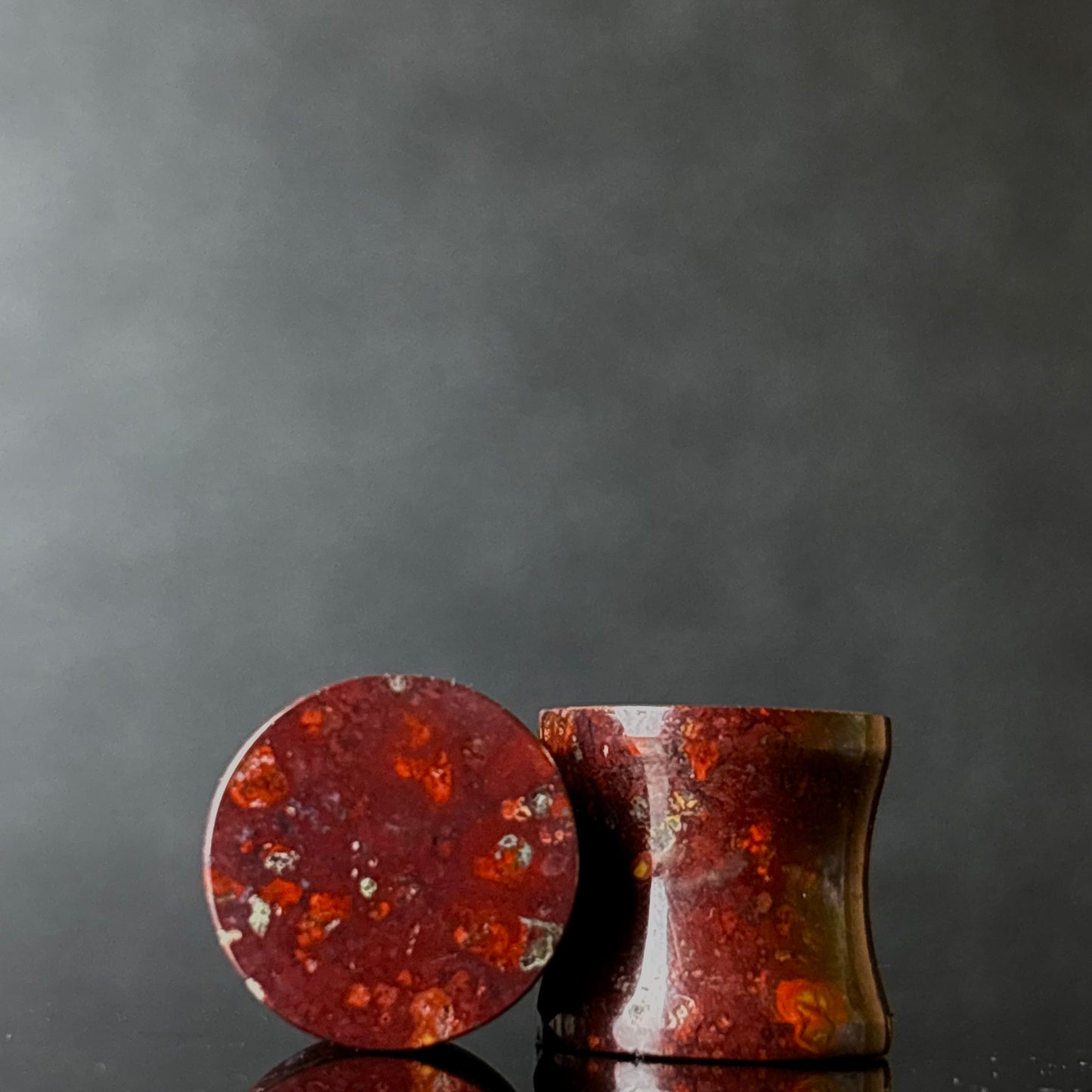 7/16” / 11mm Red Moss Agate