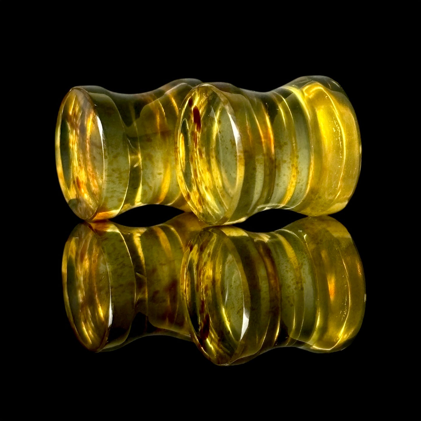 00g / 10mm Yellow Amber