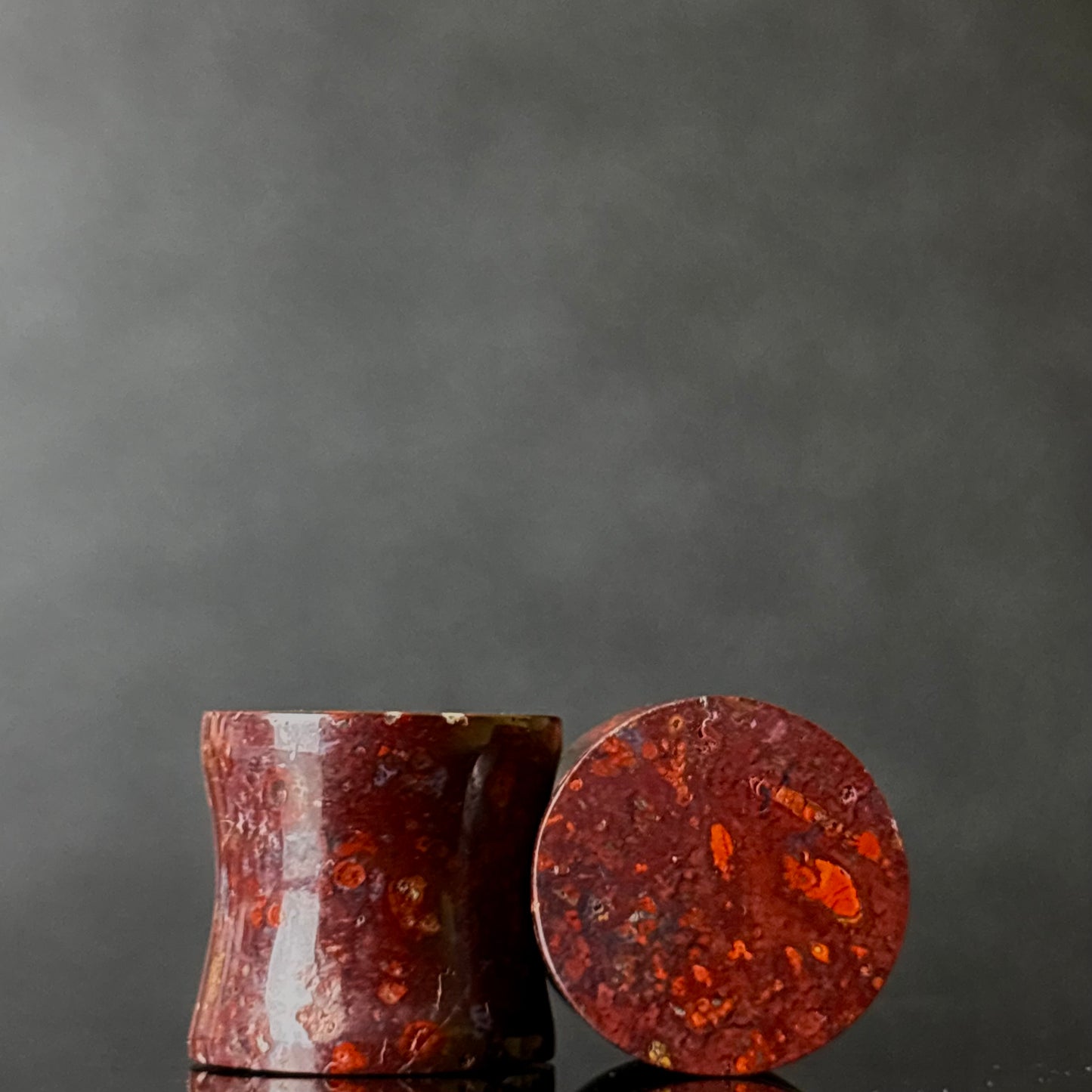 7/16” / 11mm Red Moss Agate