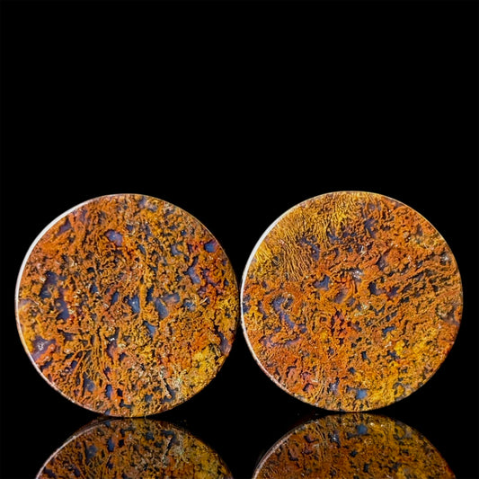 3/4” / 19mm Yellow Moss Agate