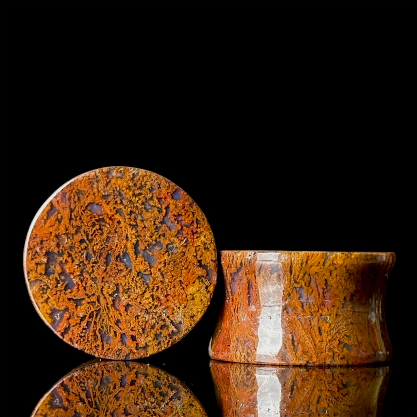 3/4” / 19mm Yellow Moss Agate
