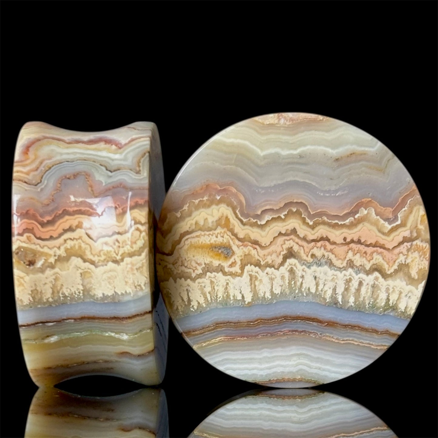1” / 25mm Crazy Lace Agate