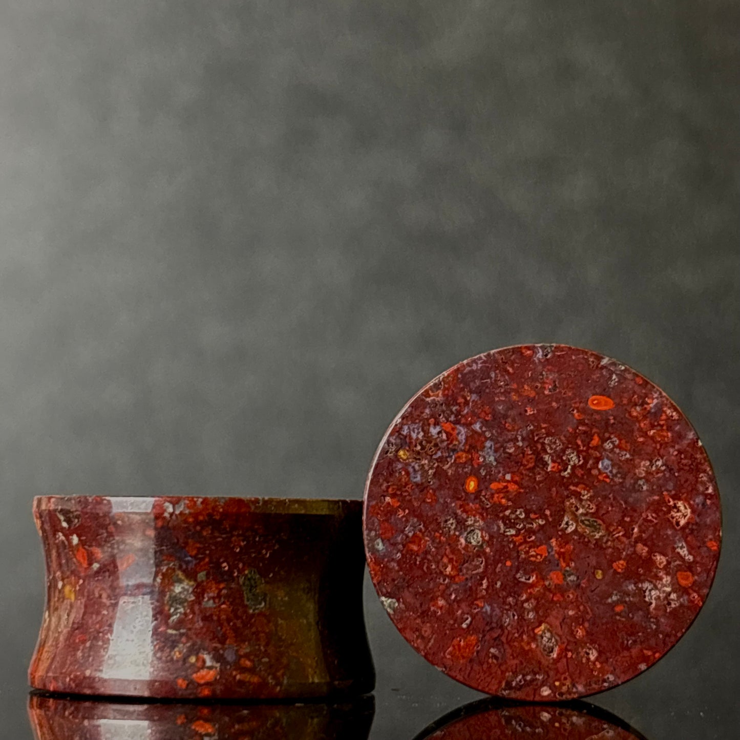 7/8” / 22mm Red Moss Agate