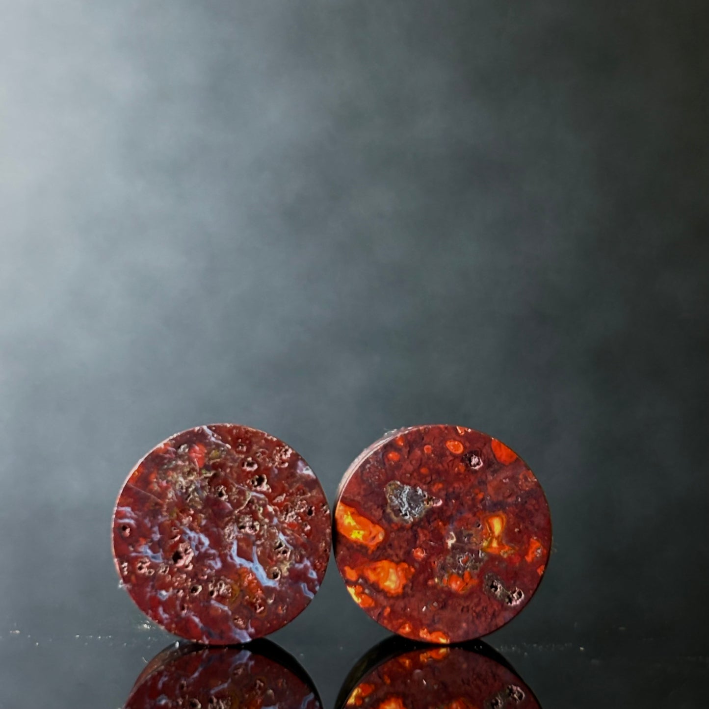 7/16” / 11mm Red Moss Agate