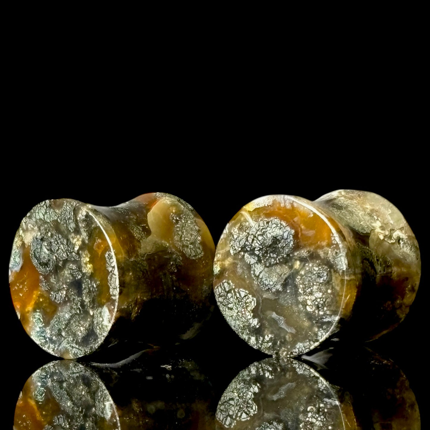 1/2” / 12mm Marcasite In Agate