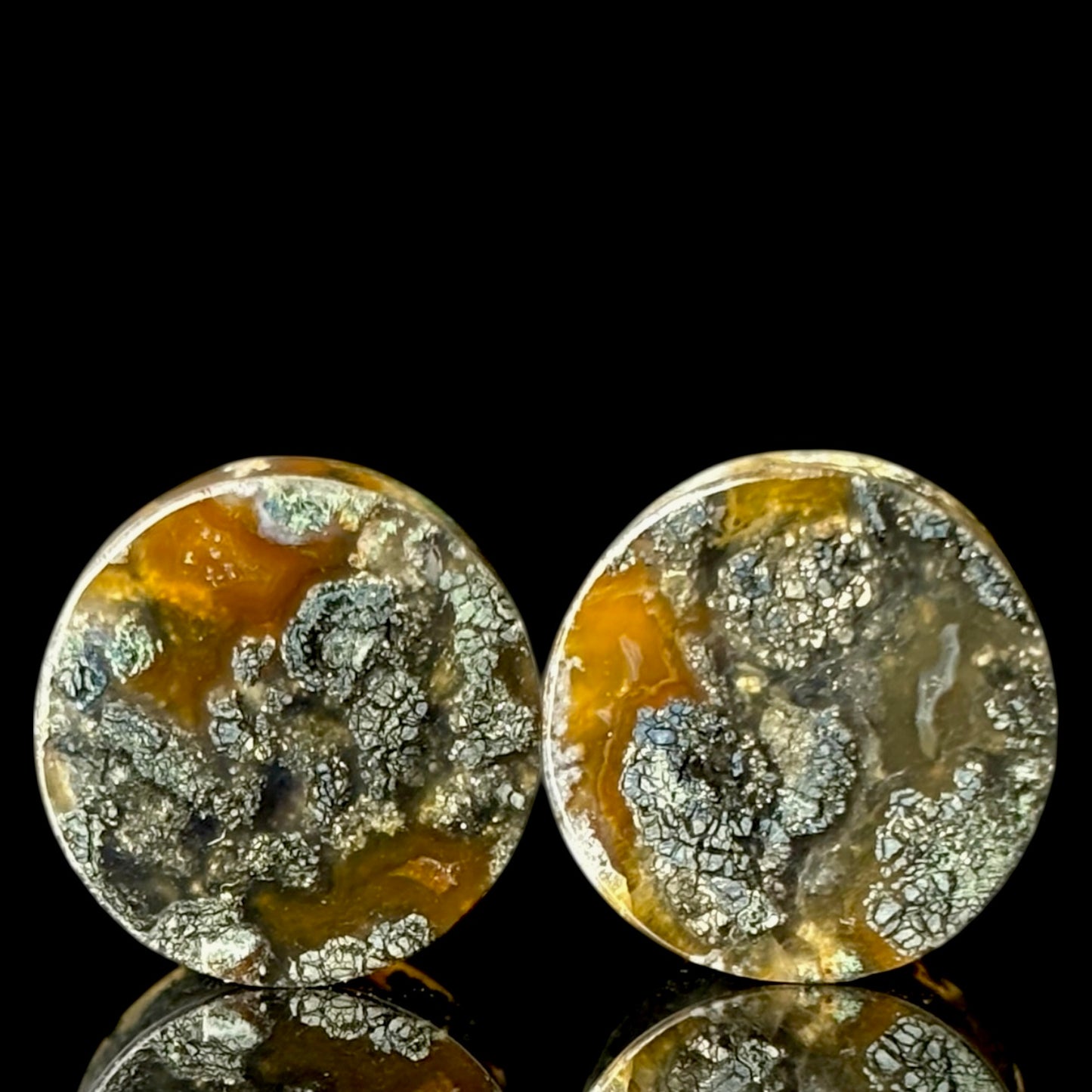 1/2” / 12mm Marcasite In Agate