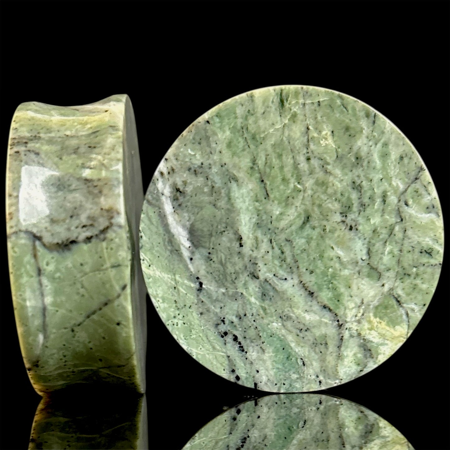 1 1/2” / 38mm Green Maligano Jasper