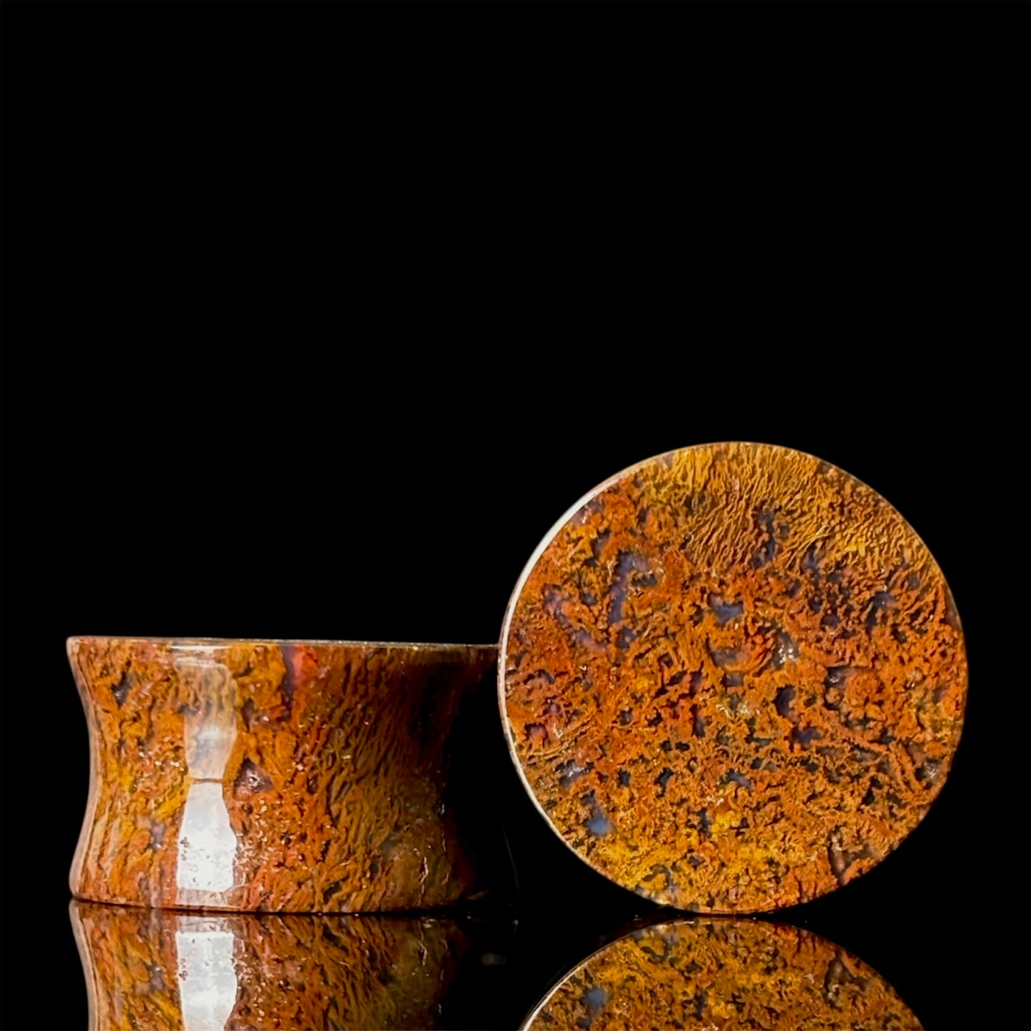3/4” / 19mm Yellow Moss Agate