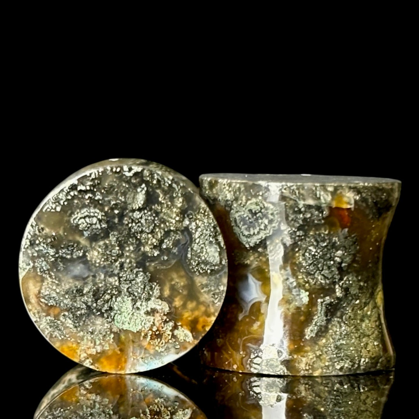 1/2” / 12mm Marcasite In Agate
