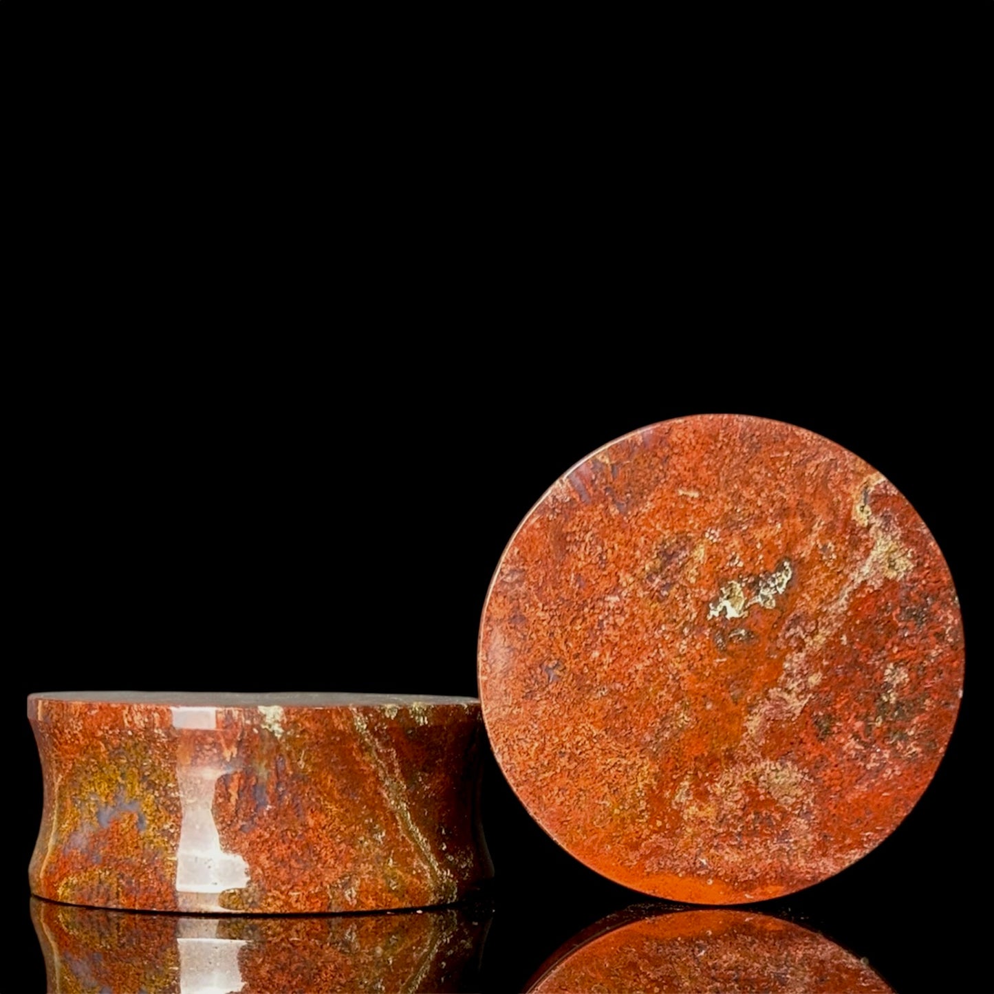 1 1/4” / 32mm Red Moss Agate