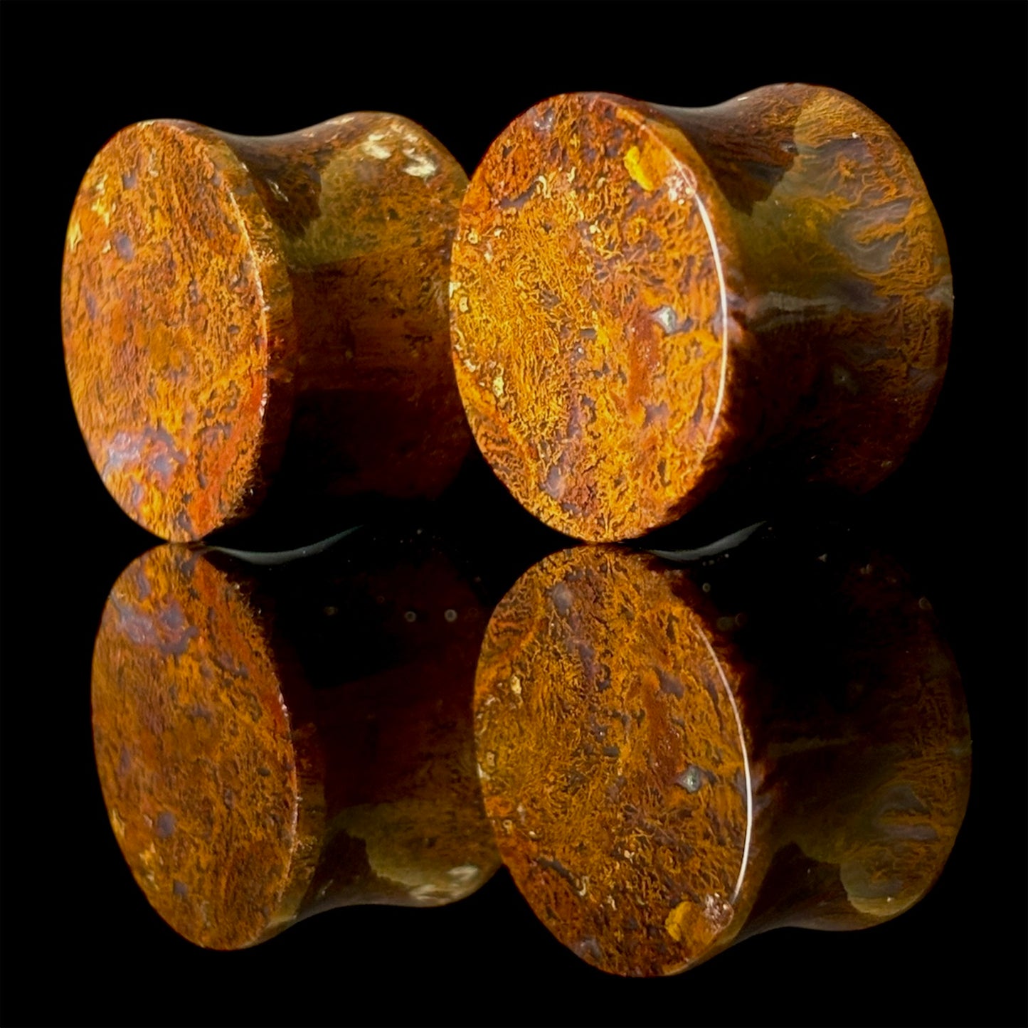 3/4” / 19mm Yellow Moss Agate