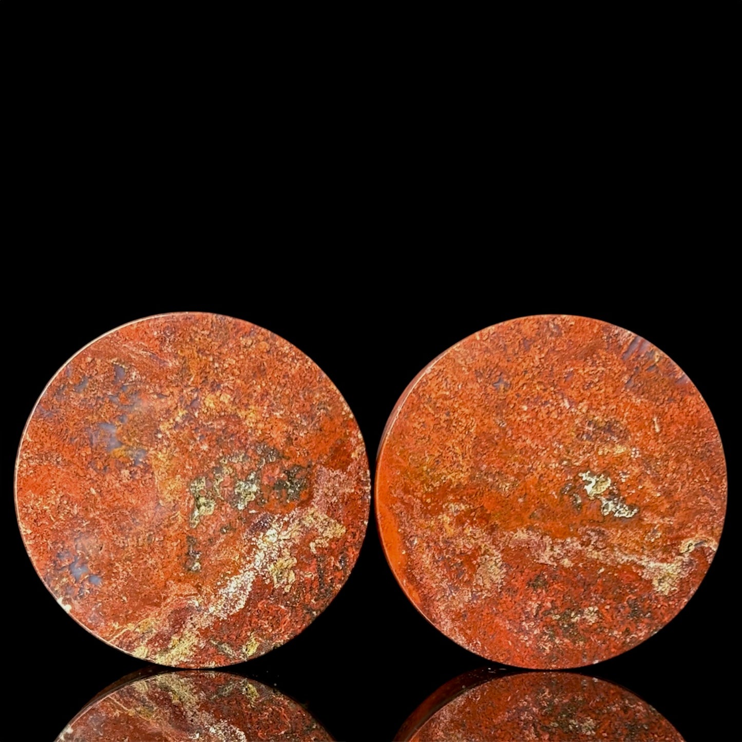1 1/4” / 32mm Red Moss Agate