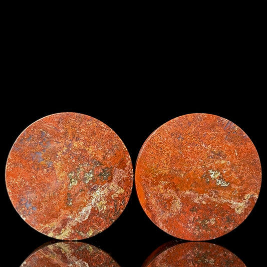 1 1/4” / 32mm Red Moss Agate