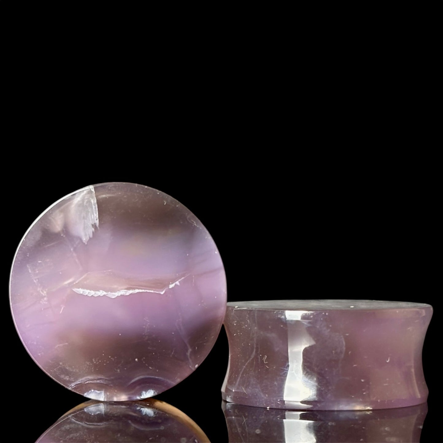 1" Large / 25mm Purple chalcedony