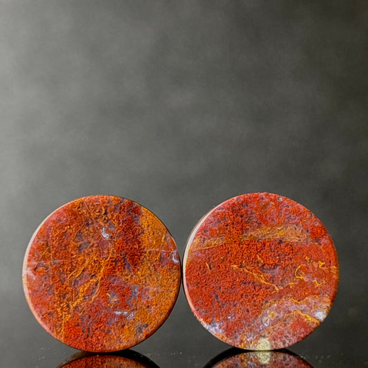 9/16” / 14mm Red Moss Agate