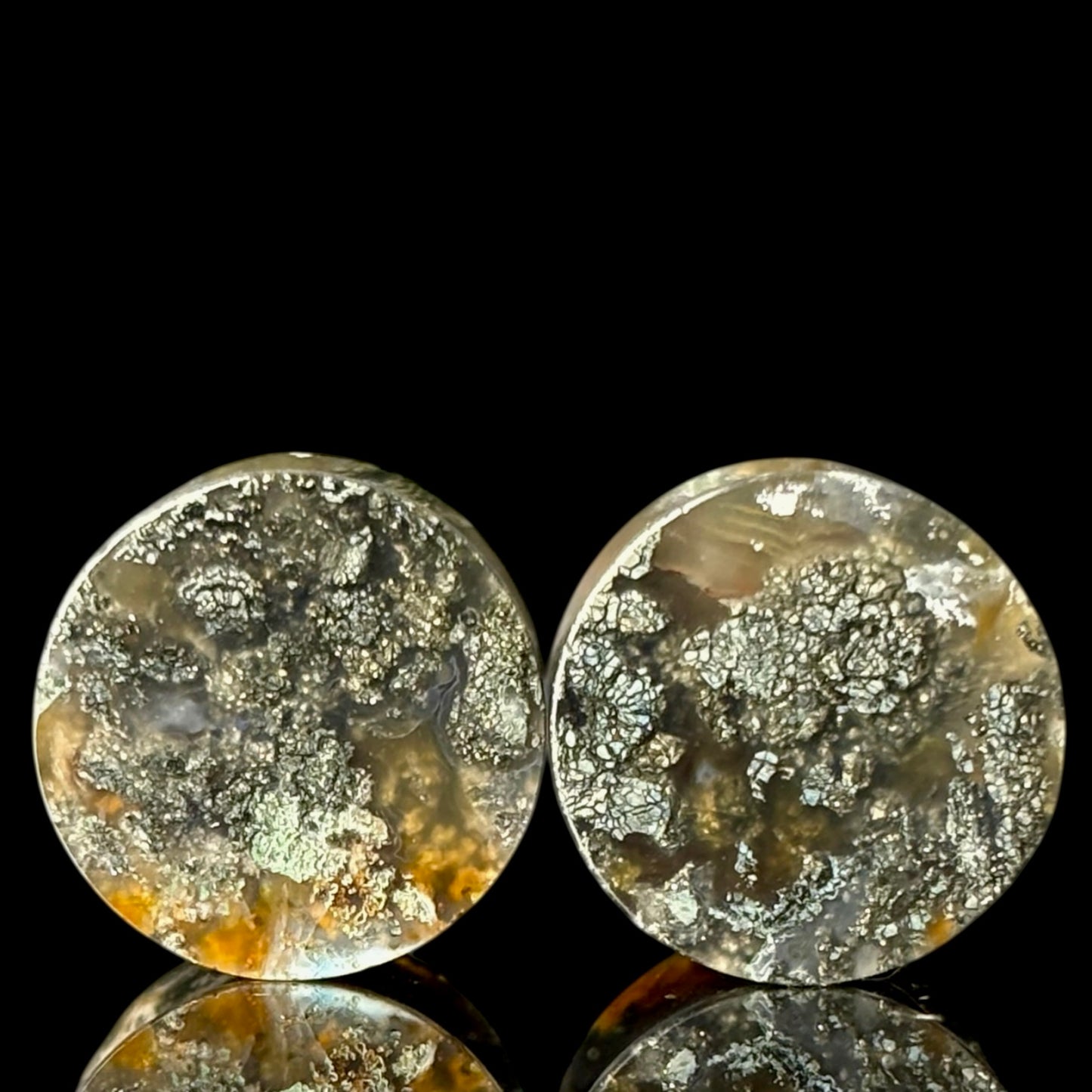 1/2” / 12mm Marcasite In Agate