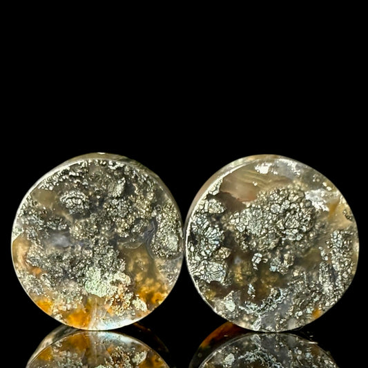 1/2” / 12mm Marcasite In Agate