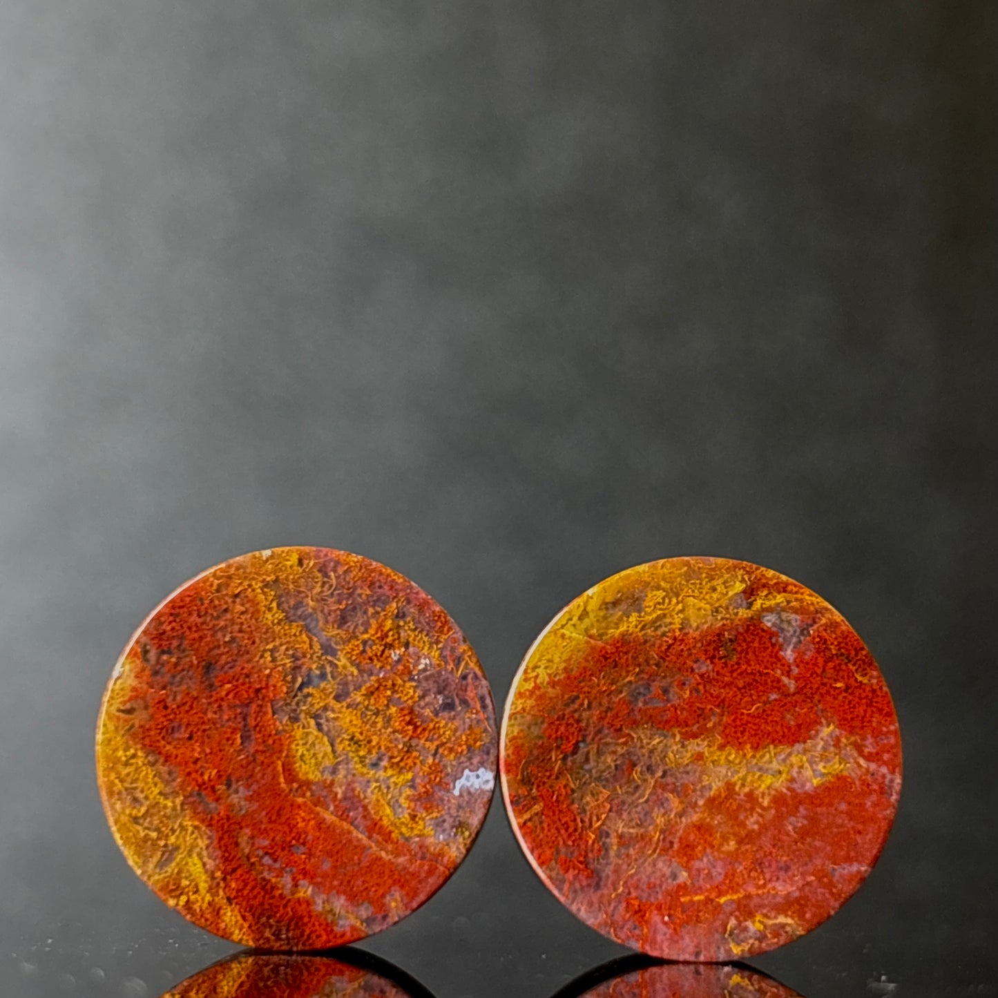 5/8” / 16mm Red Moss Agate
