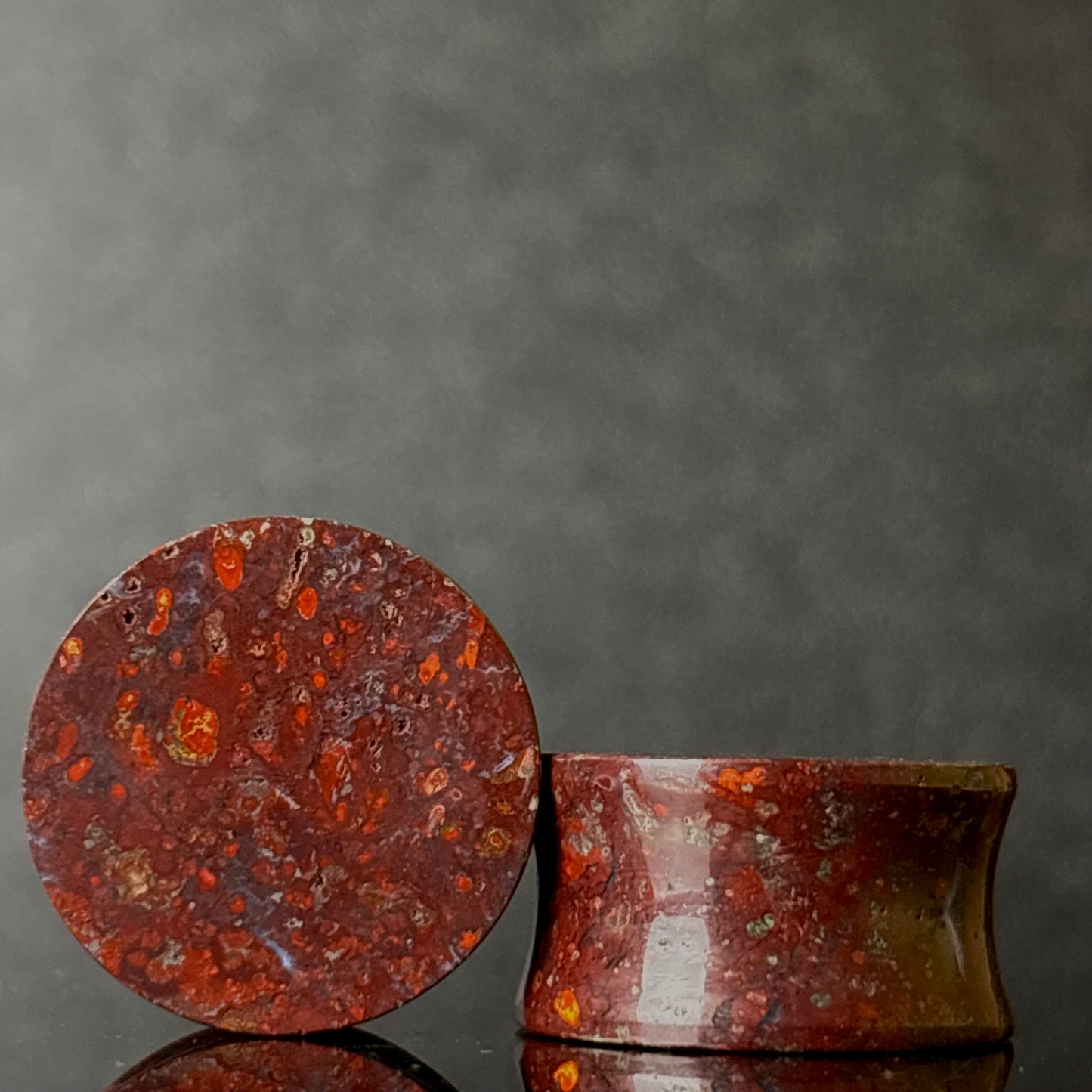 7/8” / 22mm Red Moss Agate