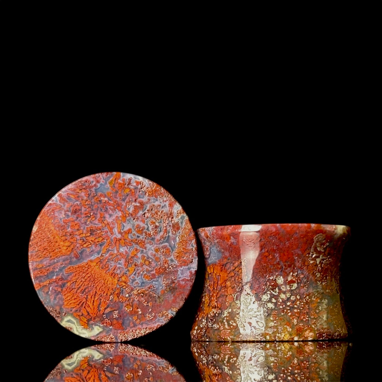 3/4” / 19mm Red Moss Agate