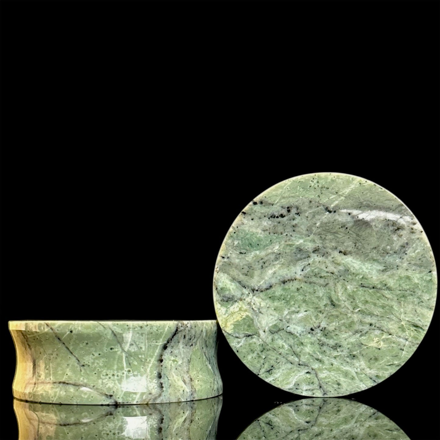 1 1/2” / 38mm Green Maligano Jasper