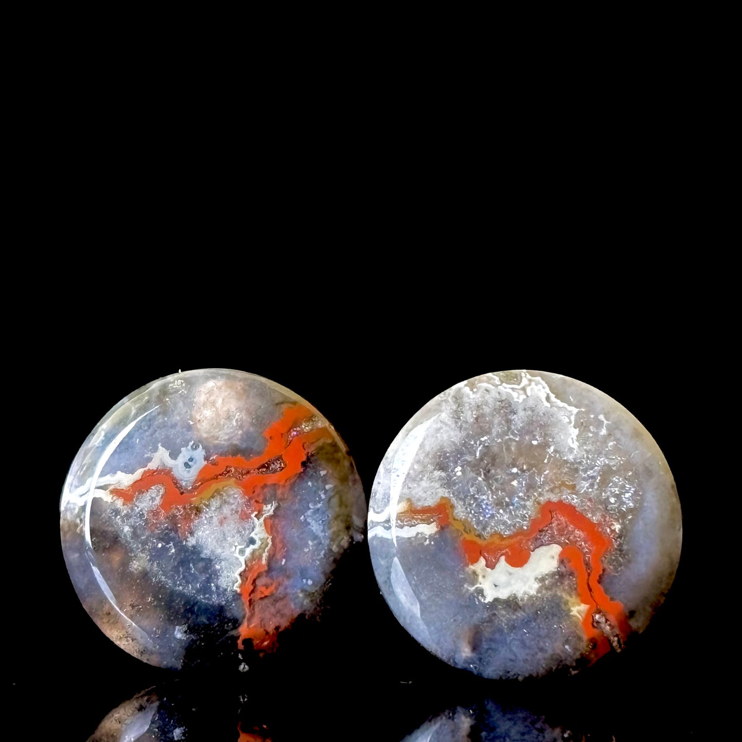 7/16” / 11mm Black Chalcedony