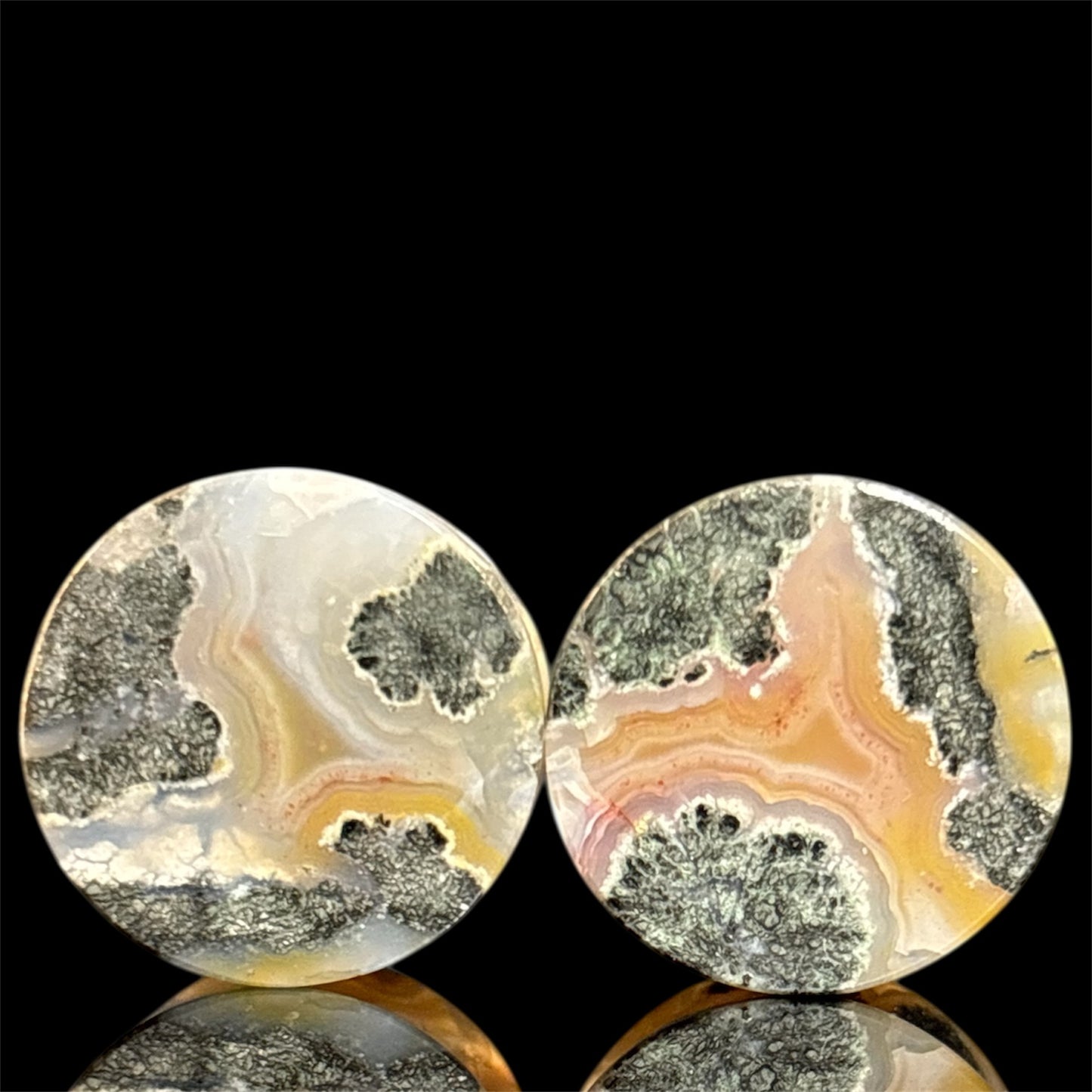 5/8” / 16mm Marcasite In Agate