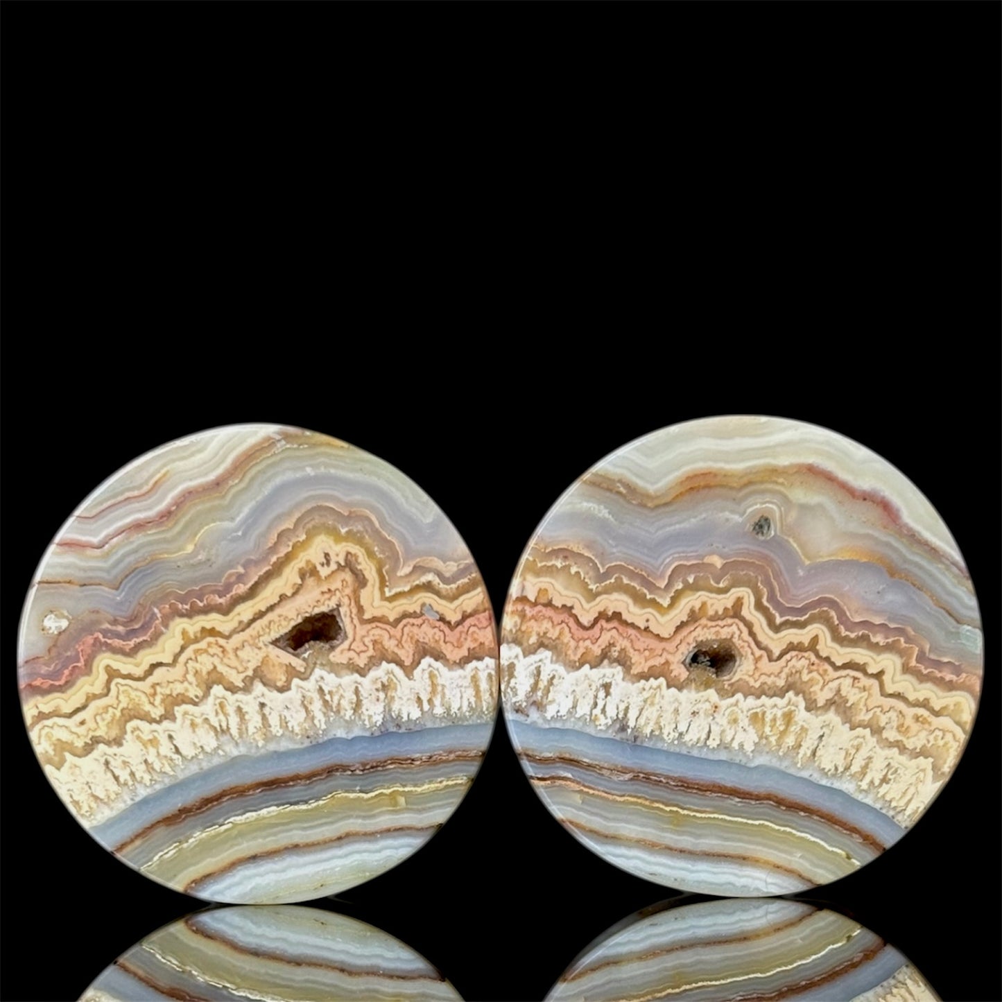 1” / 25mm Crazy Lace Agate