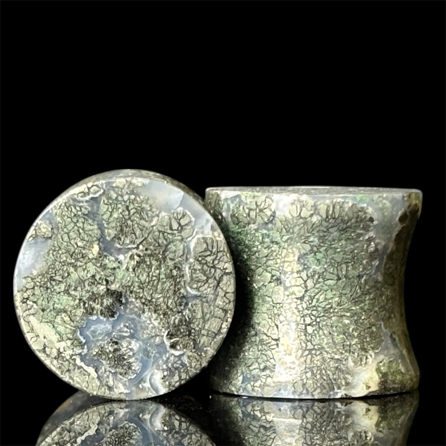 1/2” / 12mm Marcasite In Agate
