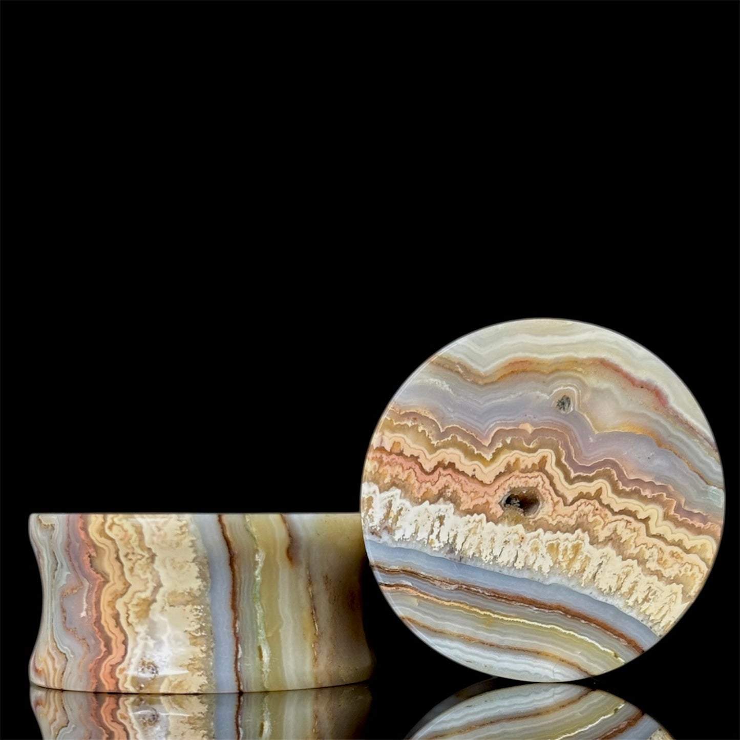 1” / 25mm Crazy Lace Agate