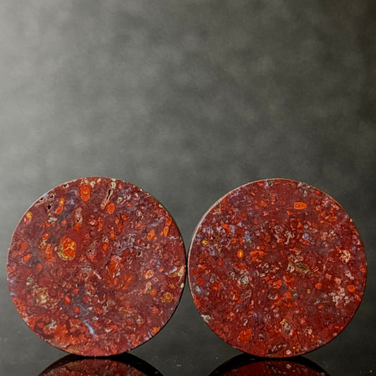 7/8” / 22mm Red Moss Agate