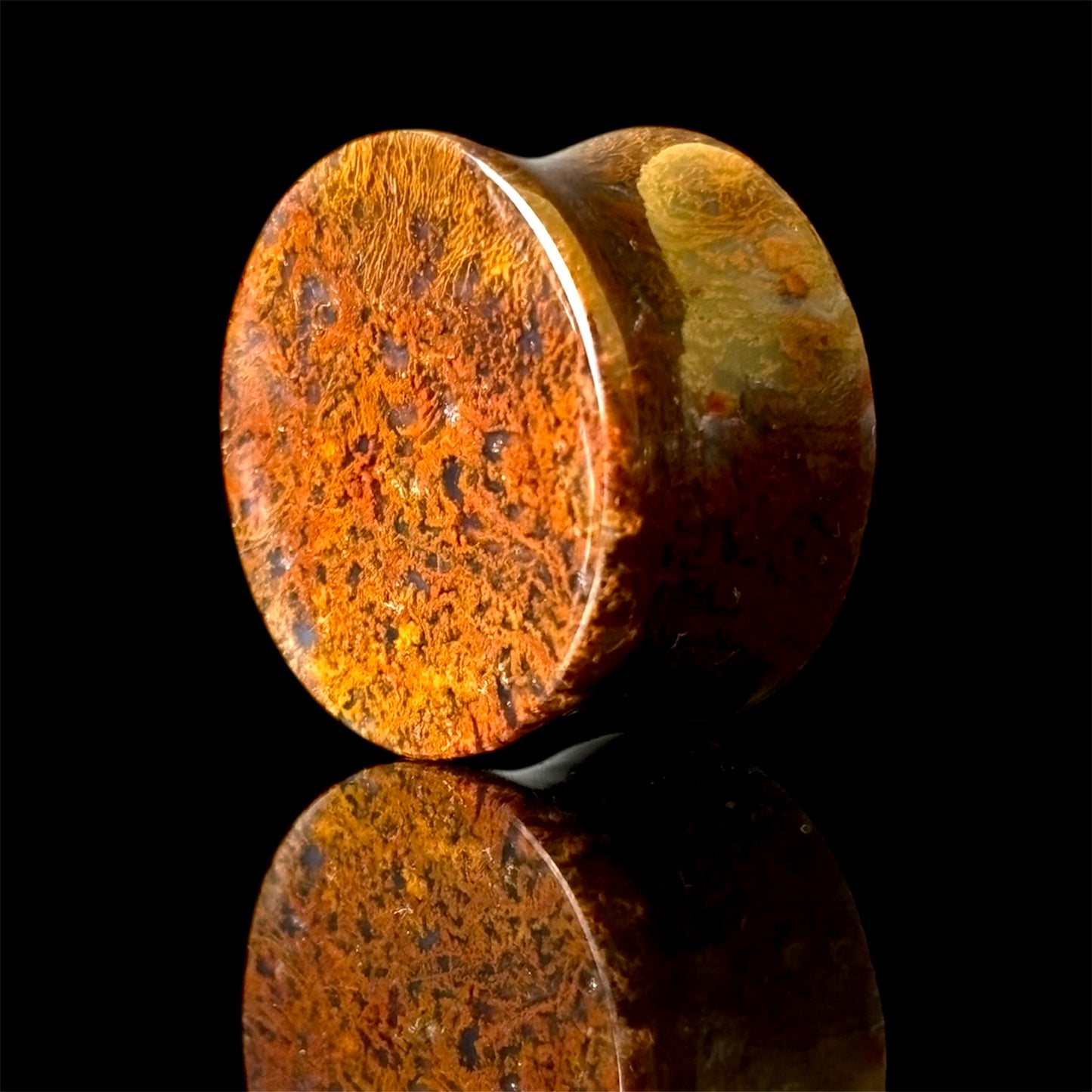 3/4” / 19mm Yellow Moss Agate