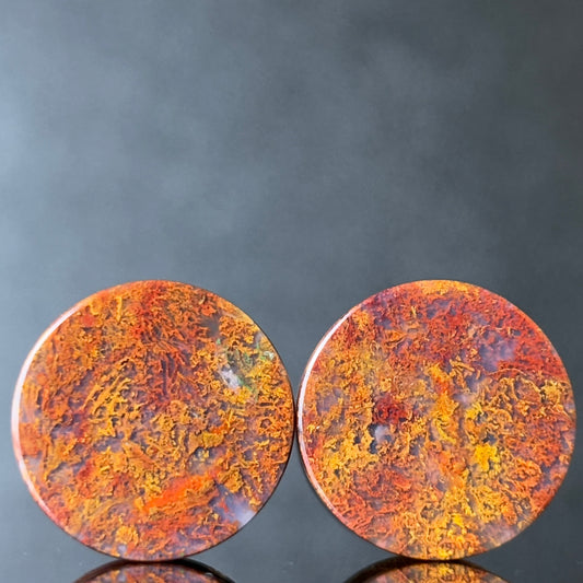 9/16” / 14mm Red Moss Agate