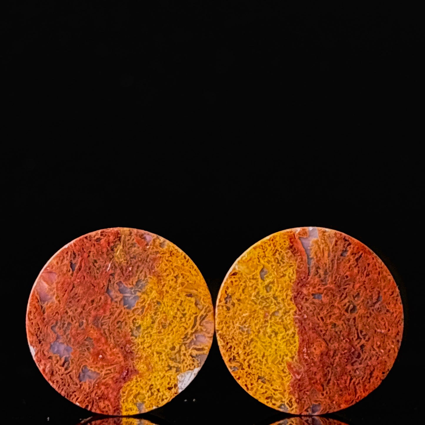 3/4” / 19mm Red Moss Agate