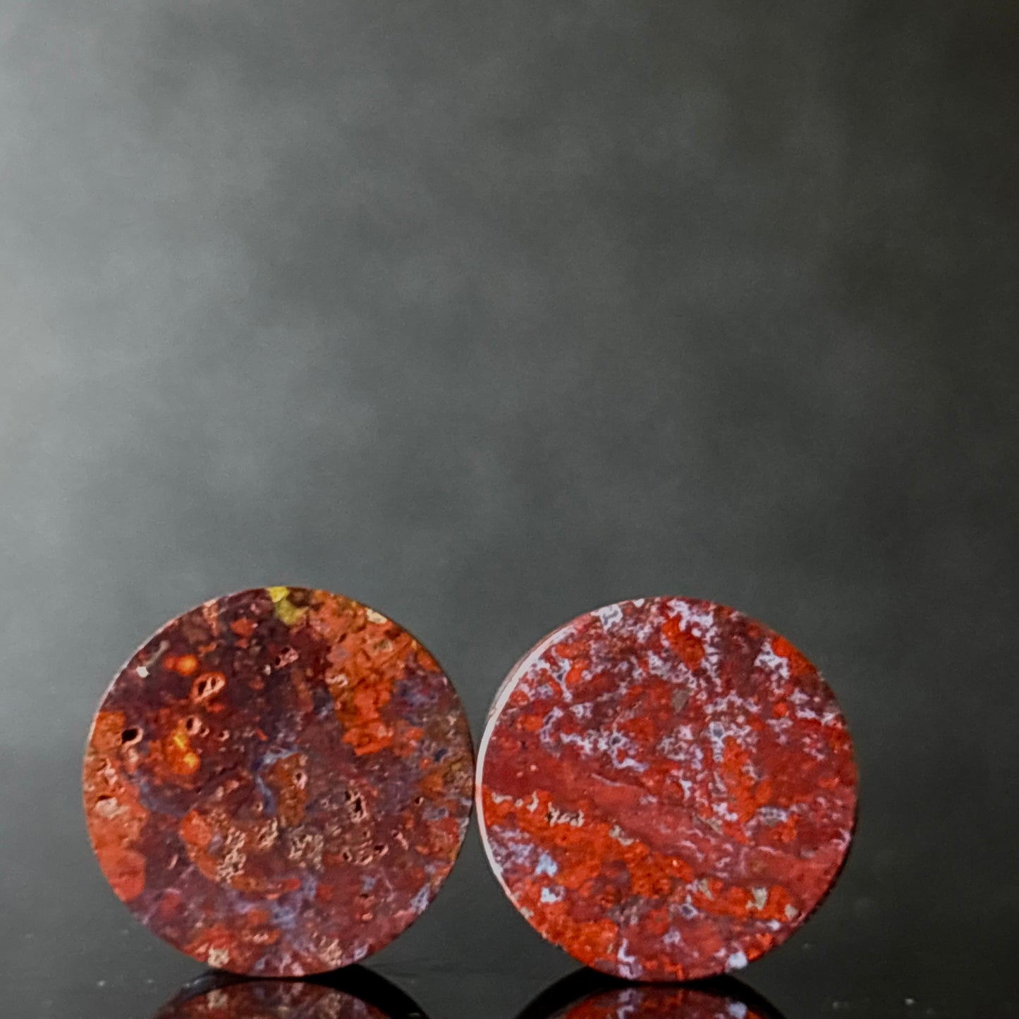 1/2” / 12.5mm Red Moss Agate