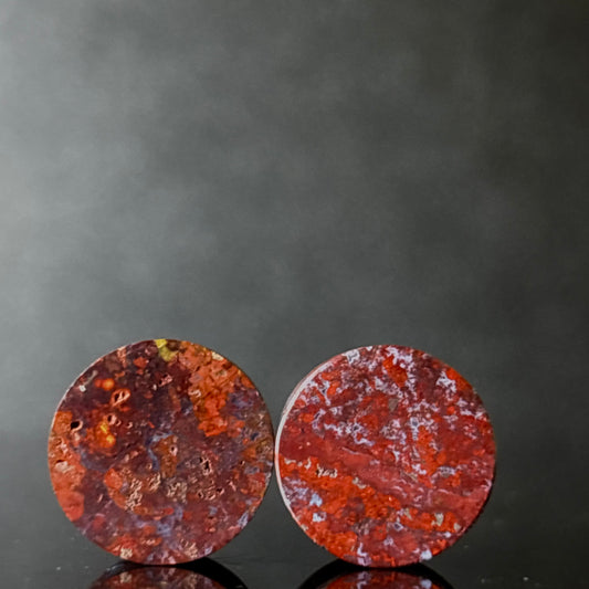 1/2” / 12.5mm Red Moss Agate