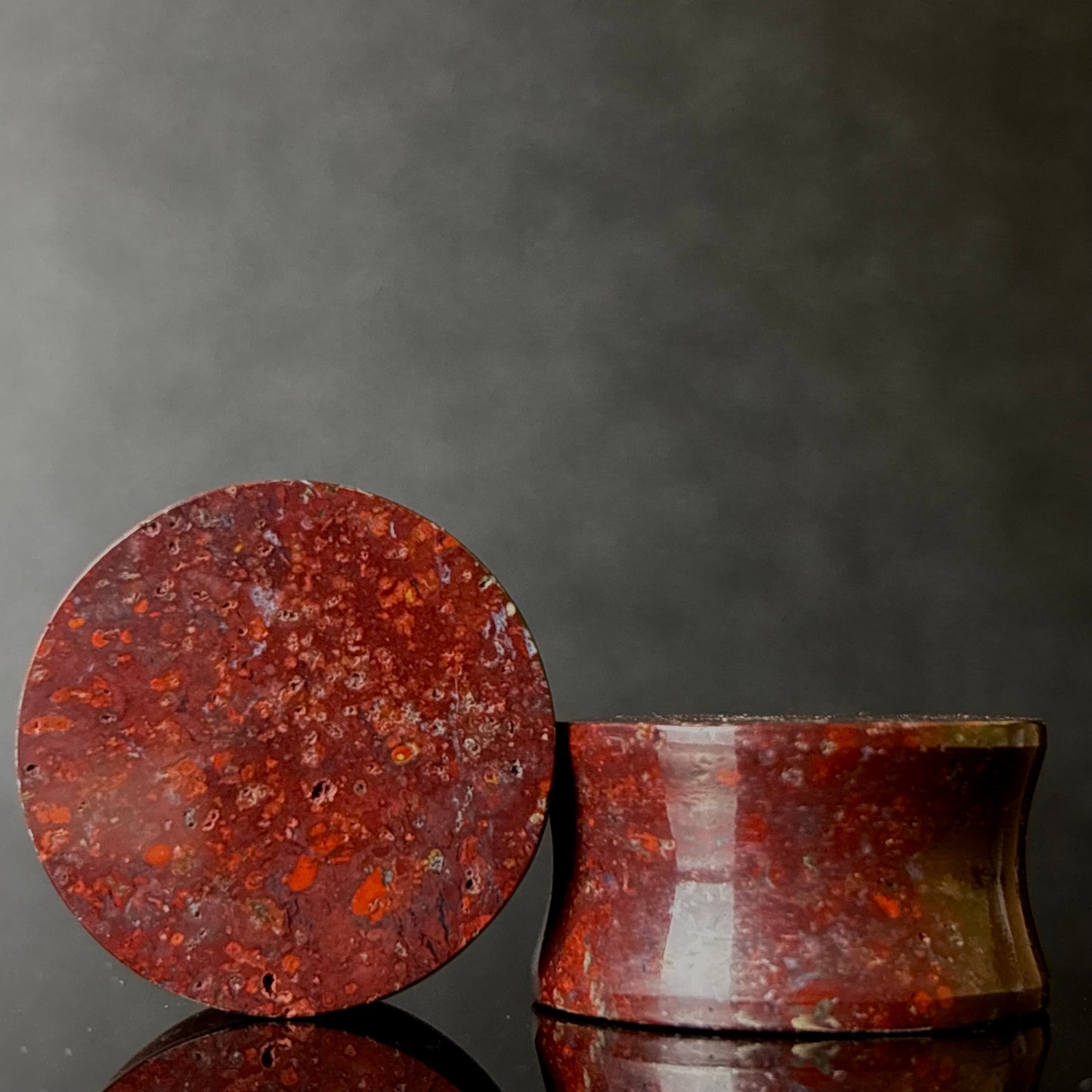 7/8” / 22mm Red Moss Agate